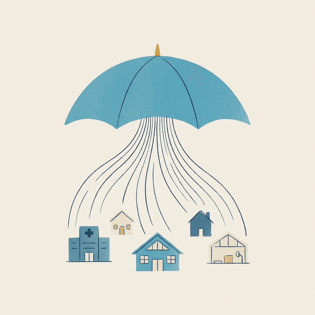 Umbrella Hub Arrangements